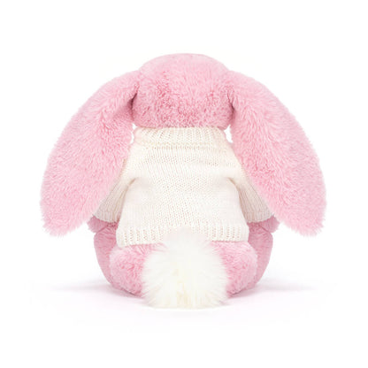 Blushkin Blossom Luxe Bunny with Personalized Cream Jumper