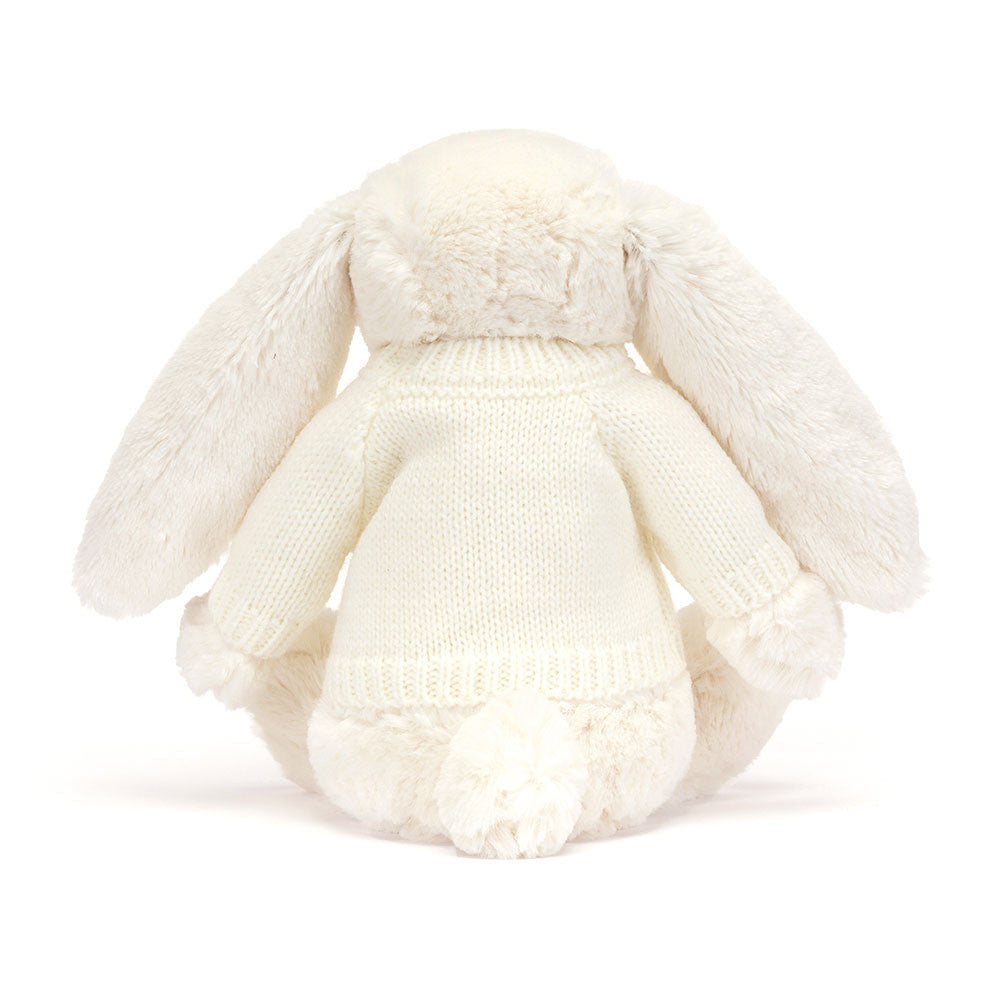 Bashful Twinkle Bunny with Personalized Cream Jumper