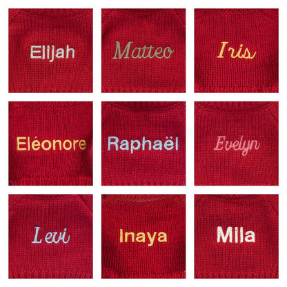Bashful Luxe Bunny Rosa with Personalized Red Jumper