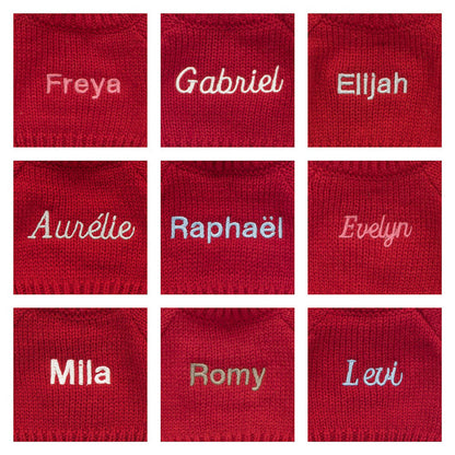Bashful Twinkle Bunny with Personalized Red Jumper