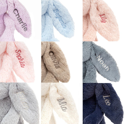 Personalized Bashful Luxe Bunny Rosa Medium