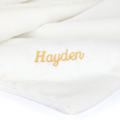 Personalized Bashful Luxe Bunny Luna Blankie