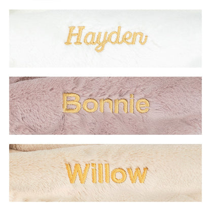 Personalized Bashful Luxe Bunny Willow Blankie